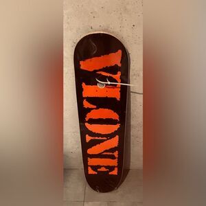 VLONE Fragments Skateboard - NWT - Orange and Black - No wheels - Y2K bodyboard